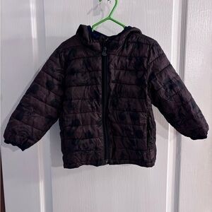 GAP Disney Kids Dark Brown Puffer Jacket
